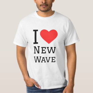 Camiseta Eu adoro nova onda