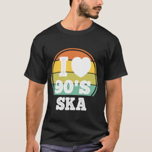Camiseta Eu adoro o concerto de festas Ska Punk Rock Music 