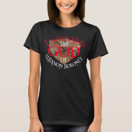 CAMISETA EU ADORO O DEUS DO LÍBANO BOBAGEM