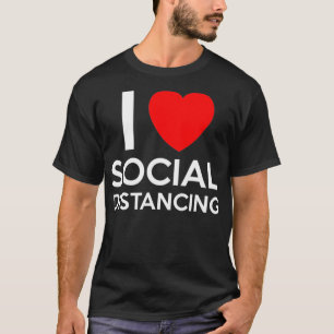 Camiseta Eu Adoro O Distanciamento Social Introduvertido Fu