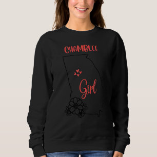 Camiseta Eu adoro o esboço de flores da Georgia Chamblee Ci