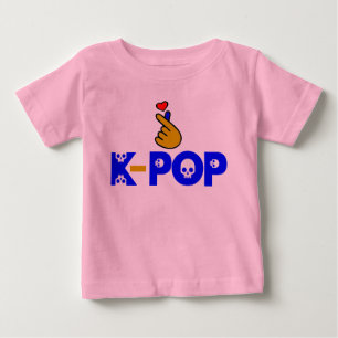 Camiseta ♥ Eu adoro o esporte do KPop, Na moda e respirável