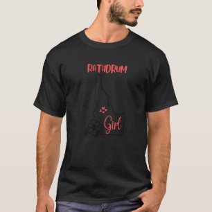 Camiseta Eu Adoro O Estado De Idaho Flower Outline Rathdrum