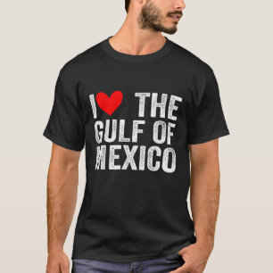 Camiseta Eu adoro o Golfo do México Engraçado Meme dos Eua
