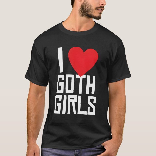 Camiseta Eu Adoro O Gótico Emo Gothic (Frente)