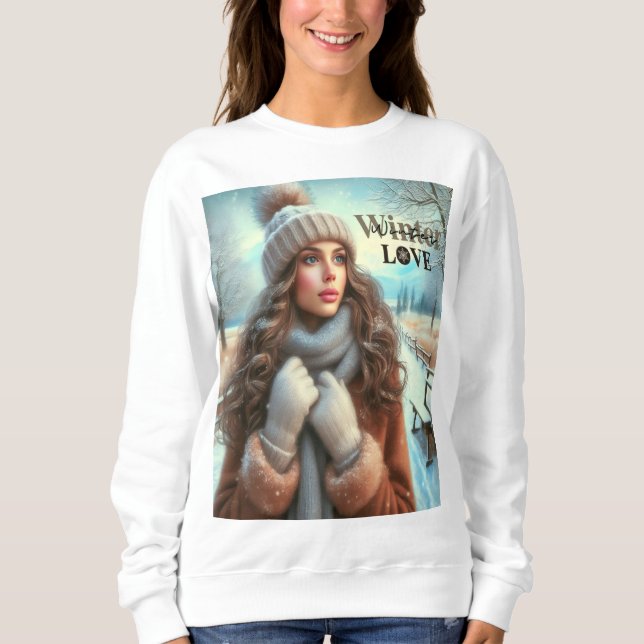 Camiseta Eu adoro o inverno (Frente)