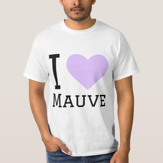 Camiseta Eu adoro o Mauve (Frente)