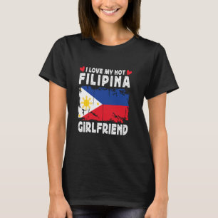 Camiseta Eu adoro o meu Casal filipino de Namorada