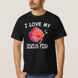 Camiseta Eu Adoro O Meu Disco Aquário De Peixe