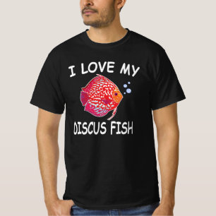 Camiseta Eu Adoro O Meu Disco Aquário De Peixe