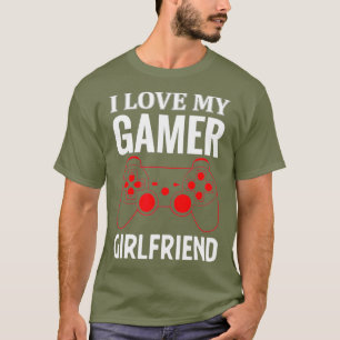 Camiseta Eu adoro o meu Namorada de jogador para oferecer j