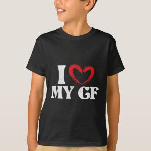 Camiseta Eu adoro o meu Namorada _ Relationship Noom Groom