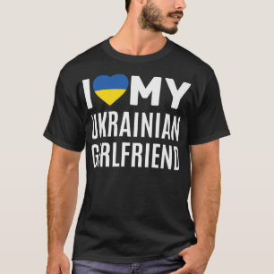 Camiseta Eu adoro o meu namorada ucraniano