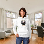 Camiseta Eu adoro o meu nome de foto de namorado<br><div class="desc">Adicione um nome e uma dentro de foto no quadro em forma de coração.</div>