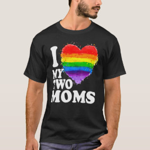 Camiseta Eu adoro o meu orgulho LGBT de Gay Lésbica das min