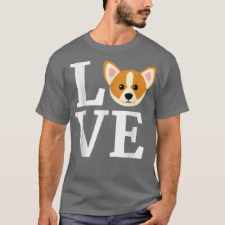 Camiseta Eu adoro o meu presente de Corgi para amantes de c