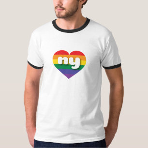 Camiseta Eu adoro o Orgulho gay de Nova Iorque