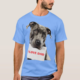 Camiseta Eu adoro o Pai Pitbull