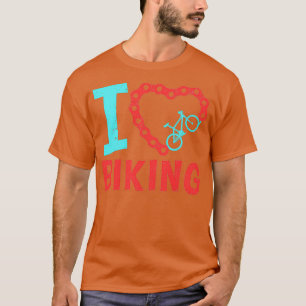 Camiseta Eu adoro o presente de bicicleta MTB