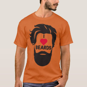 Camiseta Eu adoro o presente do Beard Lover