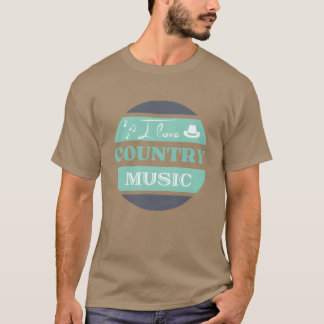 Camiseta Eu adoro o retro da música country