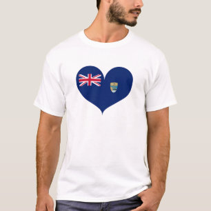 Camiseta Eu Adoro O Santo Helena Flag