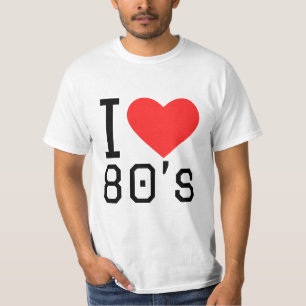 Camiseta Eu adoro oitenta