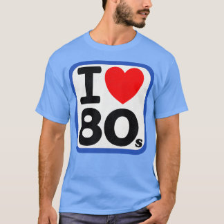 Camiseta Eu adoro os anos 80