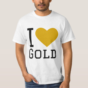 Camiseta Eu adoro ouro