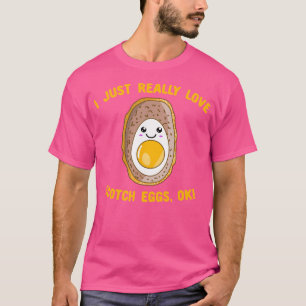 Camiseta Eu Adoro Ovos De Scotch Ok Kawaii Scotch Eg