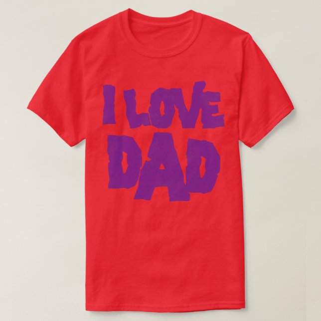 Camiseta Eu adoro Pai (Frente do Design)