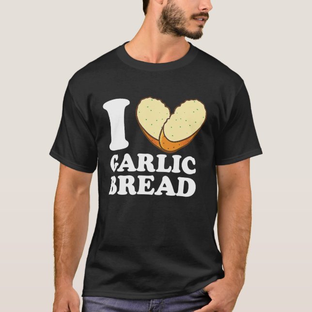 Camiseta Eu Adoro Pão De Alho (Frente)