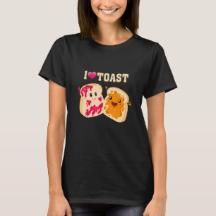 Camiseta Eu Adoro Pão De Brincadeira Comer Pão De Banho De 