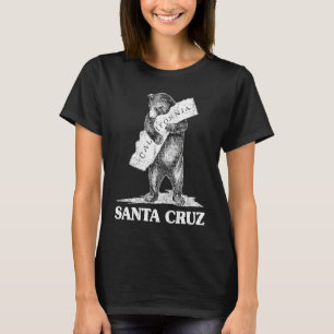 Camiseta Eu Adoro Papais noeis Cruz Urso da Califórnia Abra