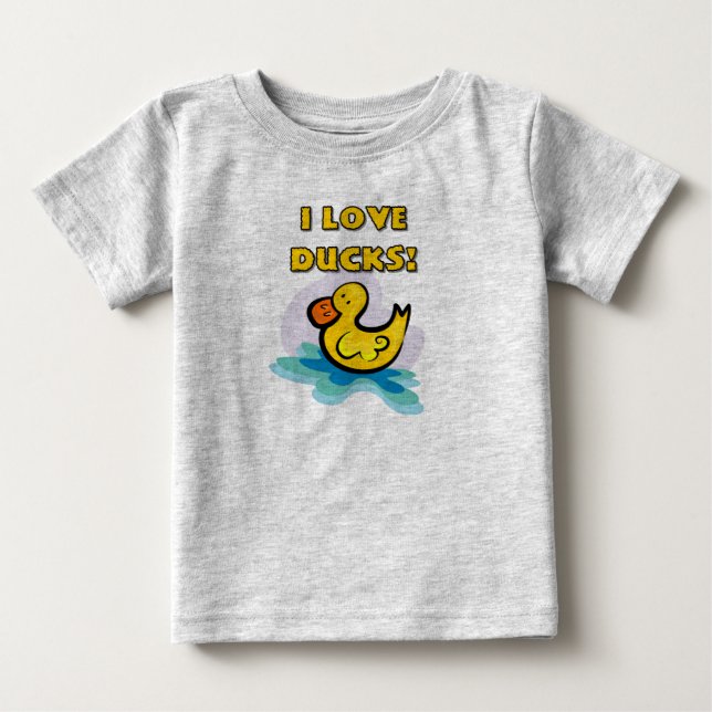 Camiseta Eu Adoro Patos (Frente)