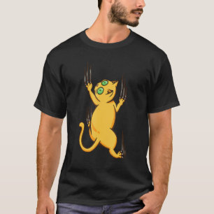 Camiseta Eu Adoro Pedras Escalando E Gatos Gatinho C