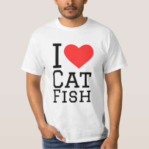 Camiseta Eu adoro peixe de gato