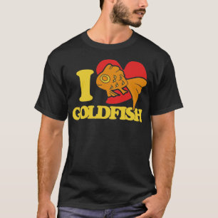 Camiseta Eu adoro peixe-dourado