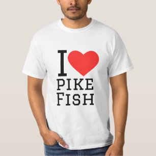 Camiseta Eu adoro peixe-pique