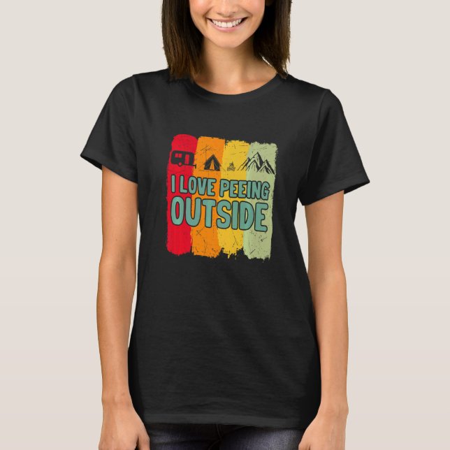 Camiseta Eu Adoro Pequim Lá Fora. (Frente)