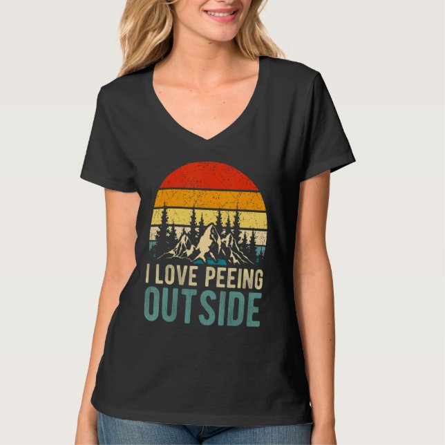 Camiseta Eu Adoro Pequim Lá Fora. (Frente)