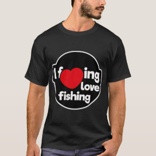 Camiseta Eu adoro pescar