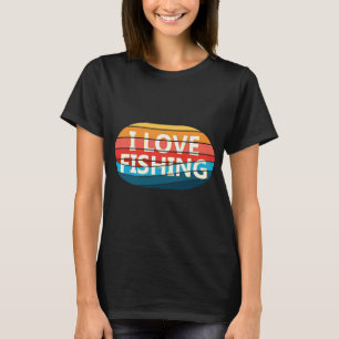 Camiseta eu adoro pescar