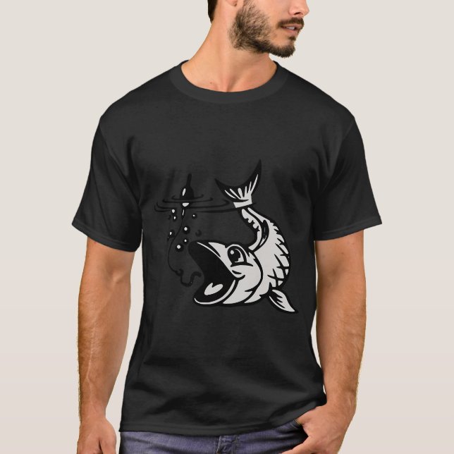 Camiseta Eu adoro pescar (Frente)