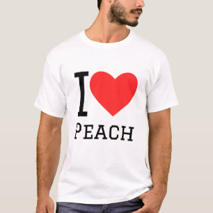 Camiseta Eu adoro pêssego