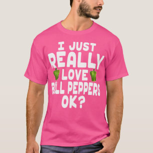 Camiseta Eu Adoro Pimentões De Bela Ok Pimenta De Bela Bela