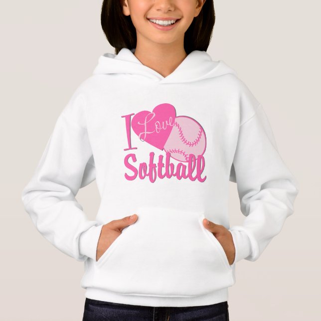 Camiseta Eu Adoro Pink Softball (Frente)