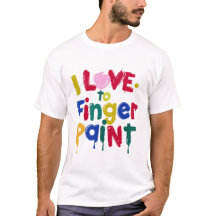 Eu adoro pintar dedo