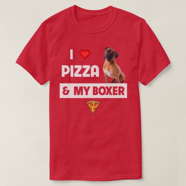 Camiseta Eu adoro Pizza e a minha Comida de Pepperoni (Frente do Design)