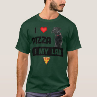 Camiseta Eu Adoro Pizza E Meu Queijo Pepperoni Preto